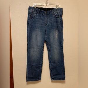 Lane Bryant Mid Rise Straight Jeans